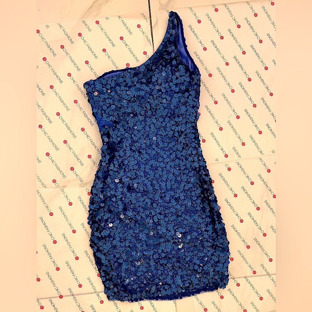 Scala 4109 short homecoming royal Dress new with tags